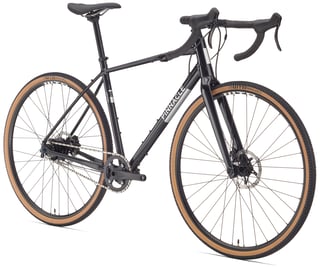 Black Arkose Alfine 8 with a derailleur-free internal gearhub and a single chainring on tan wall tyres.