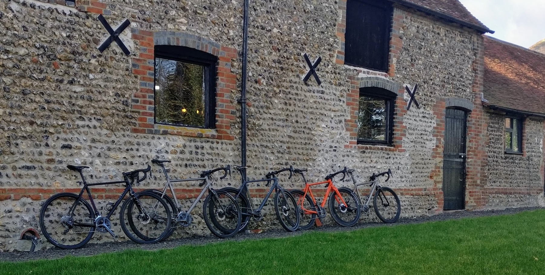 Mason Cycles outside the barn