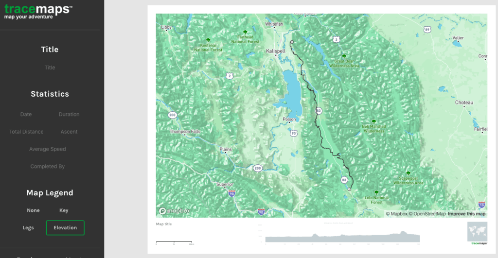 Tracemaps build process