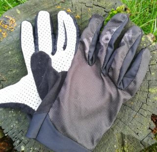 Alpkit Comet Gloves on Log