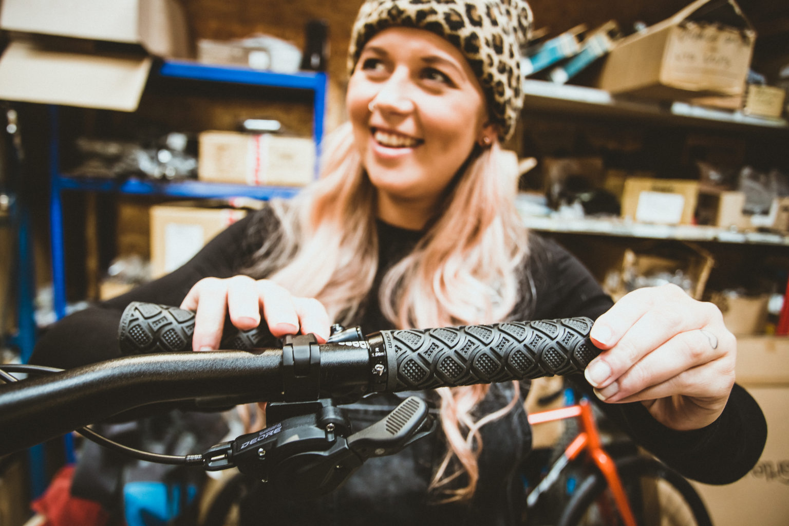 Cotic Escapade drop bar to flat bar conversion