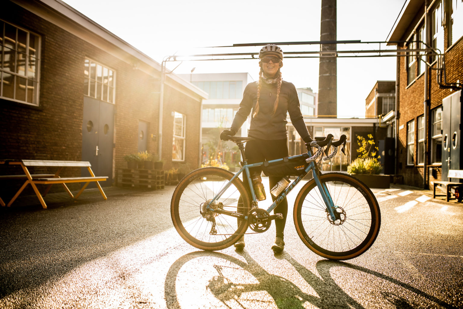 Cotic Escapade drop bar to flat bar conversion