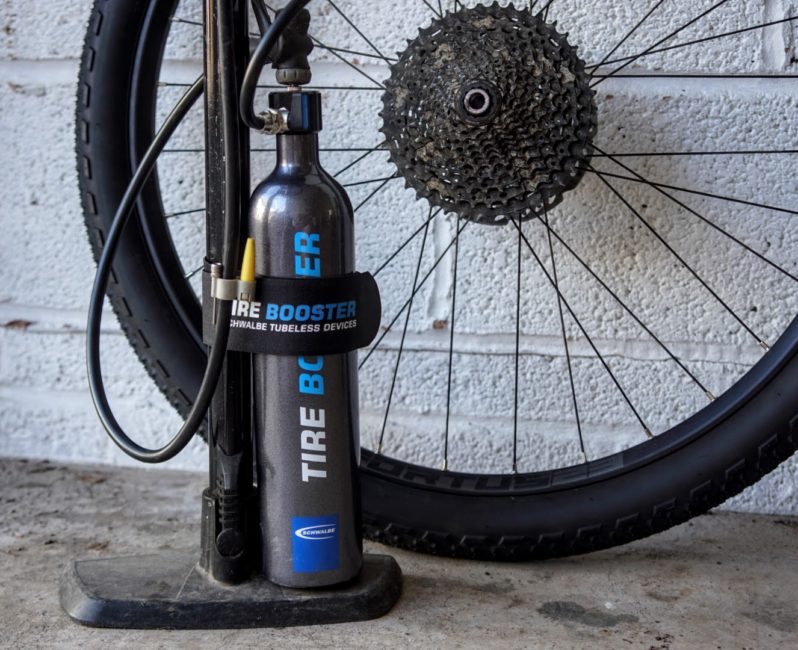 Schwalbe Tire Booster tubeless set up review ADVNTR.cc