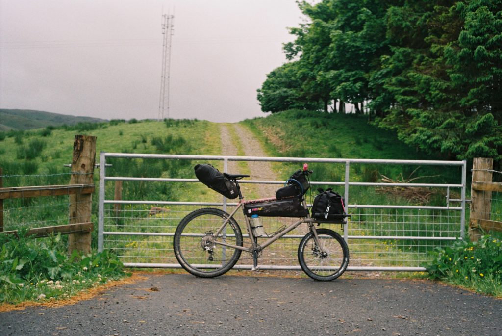 A Rothair Cycles built cargo bike ridden by Farr Out Deliveries 