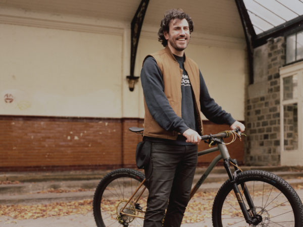 Rob Quirk and the Superchub, a lightweight Steel XC mountain bike in Harrogate 